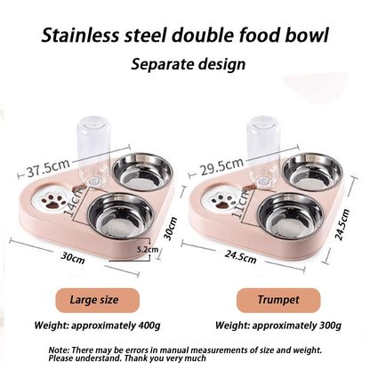 PawMate DuoFlow Feeder – Spill-Free Feeding & Hydration Station for Pets
